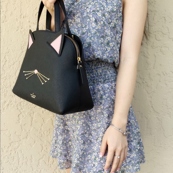 Gaby’sBags👜💕-NWT Kate Spade LARGE Cat Satchel - Picture 4 of 6